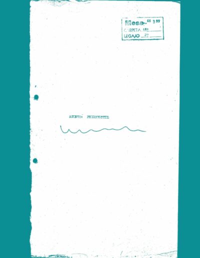 Carátula de legajo de la fábrica Ferroductil . CPM- Fondo DIPPBA – Div. Cen. AyF. Mesa B, Factor Gremial, carpeta 42, legajo 27.