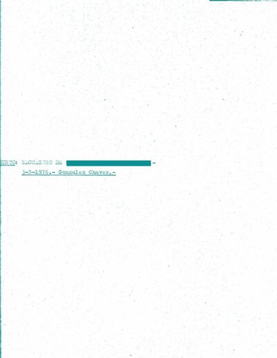 Carátula de legajo de la Mesa Ds sobre el Secuestro de “Secuestro de XXX XXX XXX”. CPM- Fondo DIPPBA- Div. Cen. AyF, Mesa DS, Carpeta Varios, legajo 5512. Año 1976.