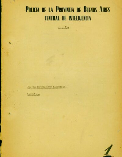 Publicación del Centro Estudiantes Linqueños: “Punto de vista”. CPM- Fondo DIPPBA- Div. Cen. AyF, Mesa A, factor estudiantil, Legajo 1. Año 1977.