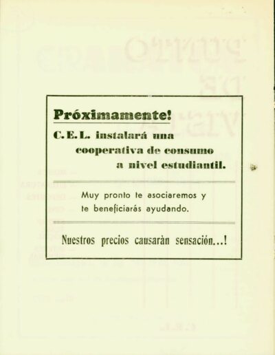 Publicación del Centro Estudiantes Linqueños: “Punto de vista”. CPM- Fondo DIPPBA- Div. Cen. AyF, Mesa A, factor estudiantil, Legajo 1. Año 1977.