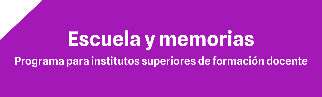 Escuela y memorias