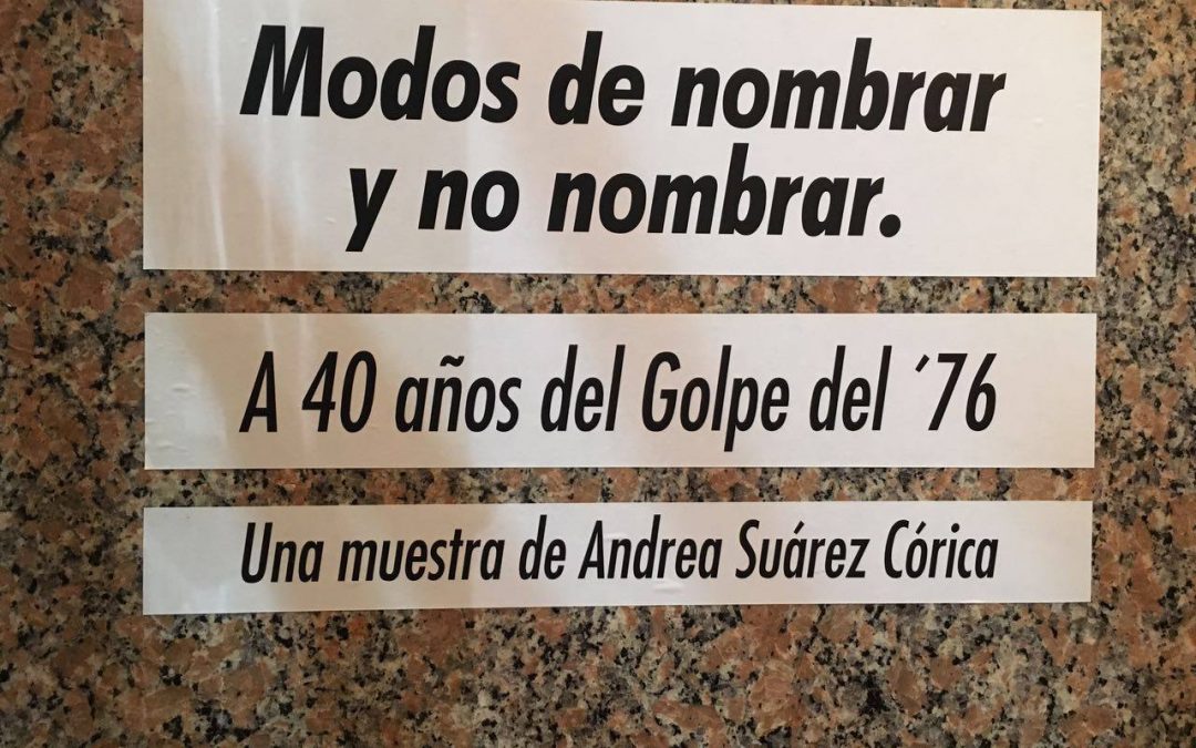 MODOS DE NOMBRAR Y NO NOMBRAR