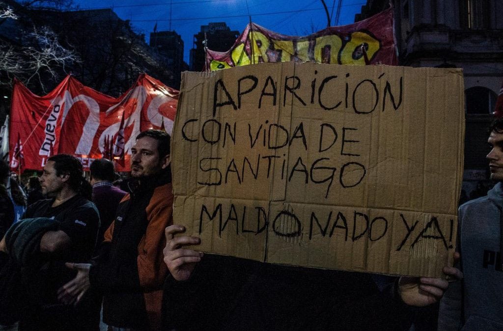 LA DESAPARICIÓN FORZADA DE SANTIAGO MALDONADO La CPM se presentó como querellante en la causa