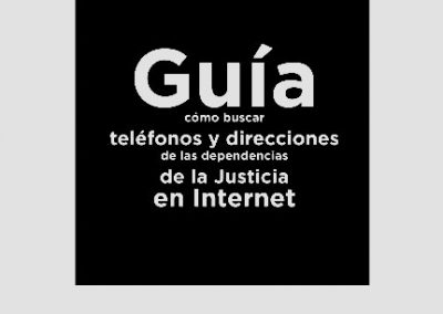 Guía para buscar teléfonos y direcciones