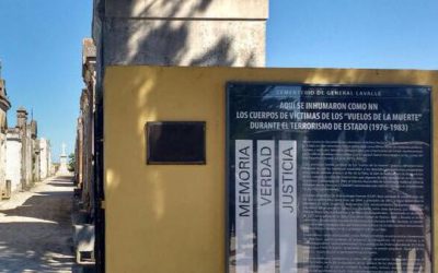 Se señalizó el cementerio de Gral. Lavalle como sitio de memoria