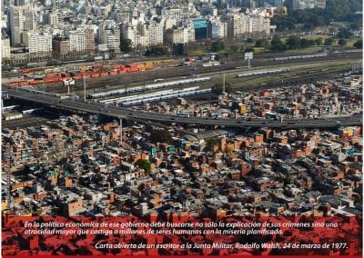 Afiche | La dictadura, la planificación de la desigualdad