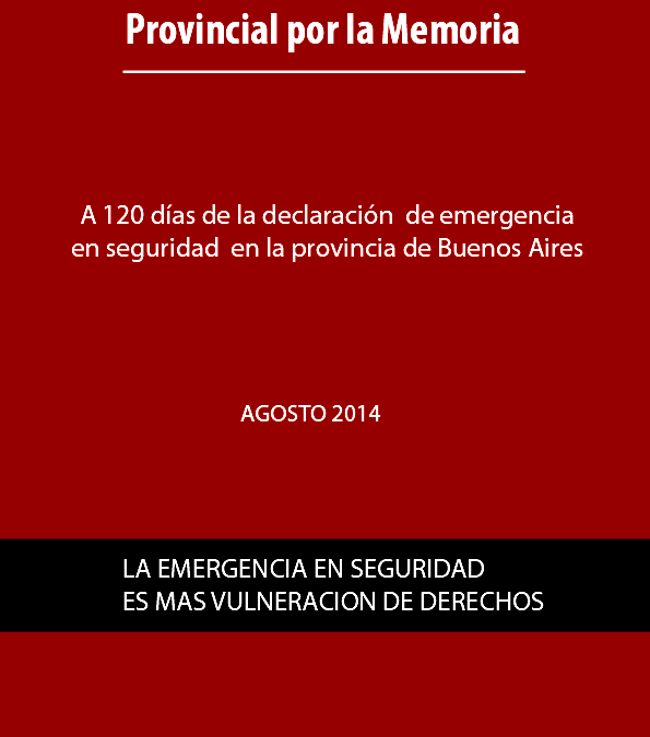 Informe | Emergencia en seguridad 2014