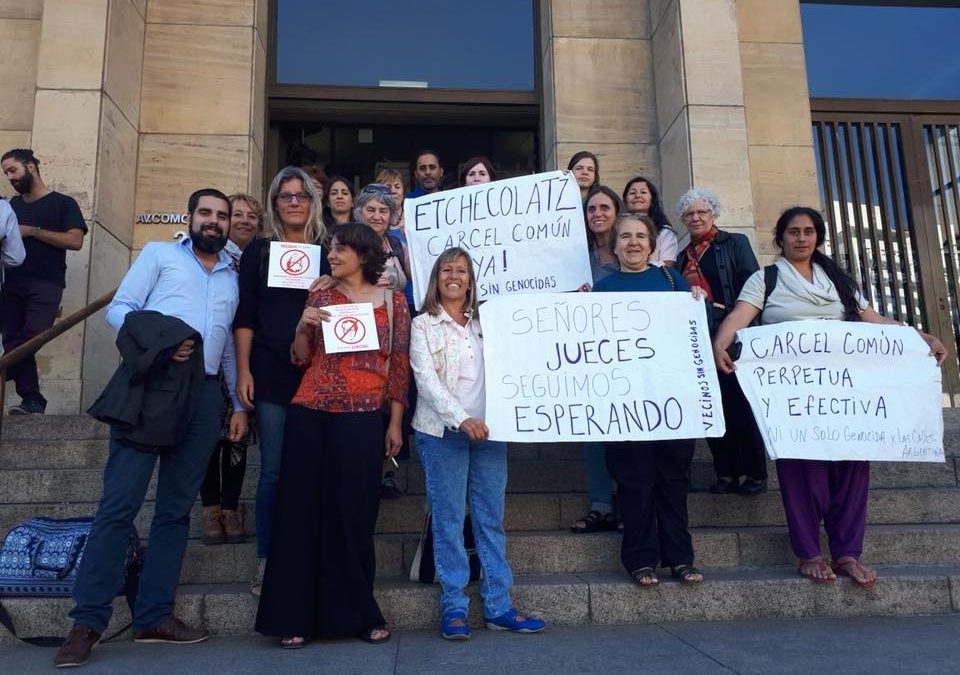 SU ÚNICA CASA ES LA CÁRCEL La CPM participó de la audiencia para revocar la prisión domiciliaria de Etchecolatz