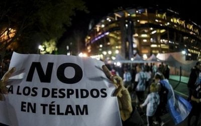 REPUDIO A LOS DESPIDOS EN LA AGENCIA TÉLAM El vaciamiento de los medios públicos atenta contra la democracia