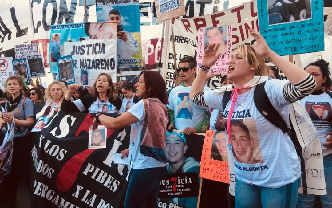 La CPM en la 4ª #MarchaNacionalContraElGatilloFácil