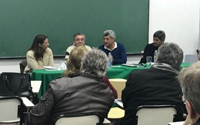 LA RESPONSABILIDAD EMPRESARIAL EN LOS DELITOS DE LESA HUMANIDAD La CPM presentó con una mesa-debate la muestra “Factor Gremial” en Campana