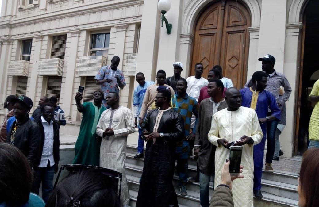 La CPM participó de la jornada contra la criminalización de la colectividad senegalesa
