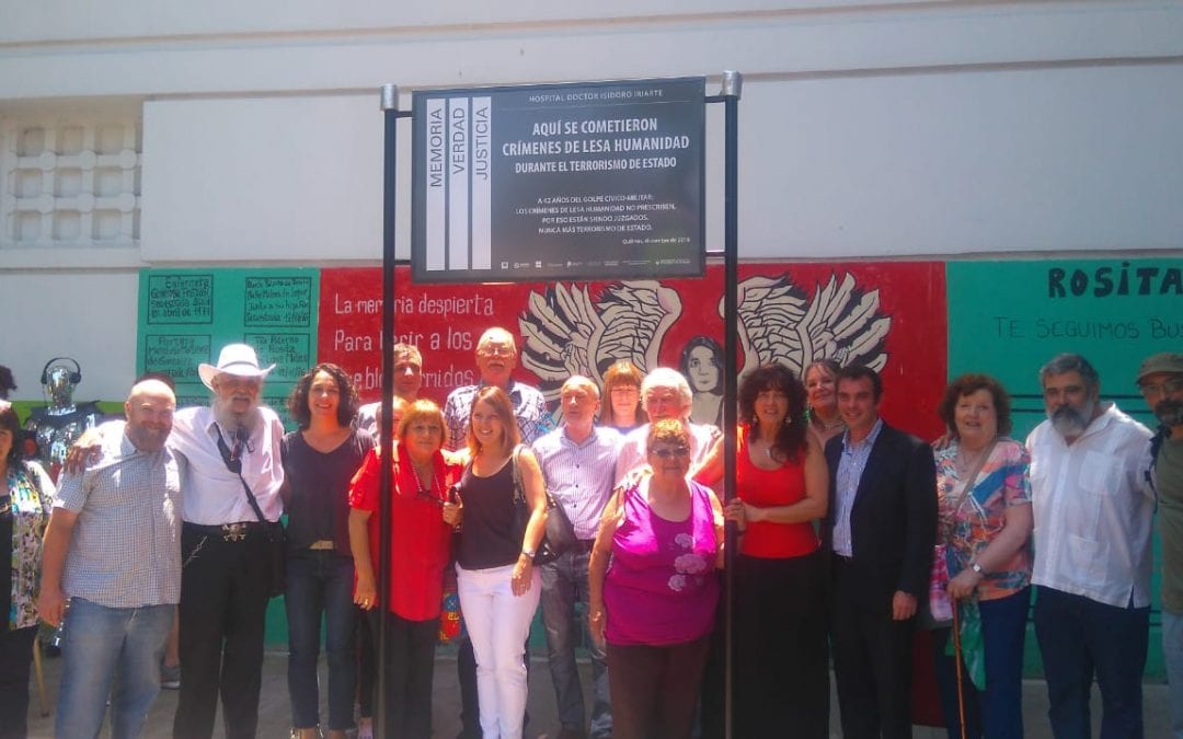 La CPM participó de la señalización del hospital Isidoro Iriarte