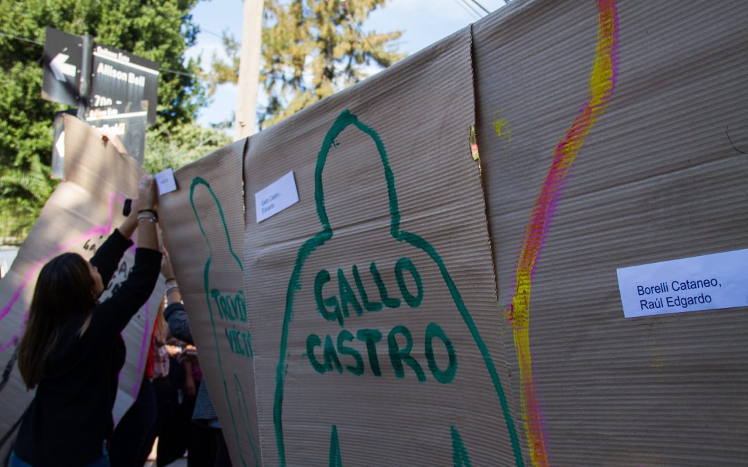 ACTO EN EL SITIO DE MEMORIA EX CCD POZO DE QUILMES 95 siluetas para recordar