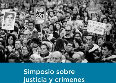Simposio sobre justicia y crímenes de lesa humanidad