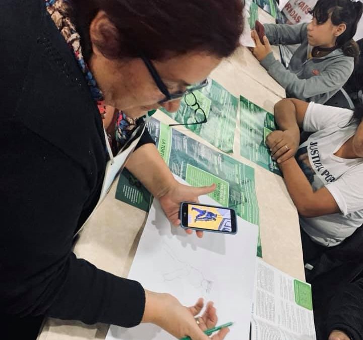 LA CPM EN SAN MARTÍN  Lanzamiento de la campaña “20 murales por tus derechos” y presencia en el homenaje a Monseñor Angelelli