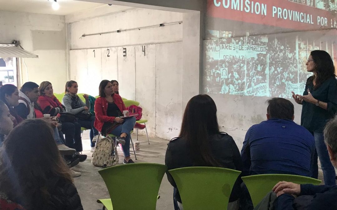 Capacitación de la CPM en el sitio de memoria Pozo de Quilmes