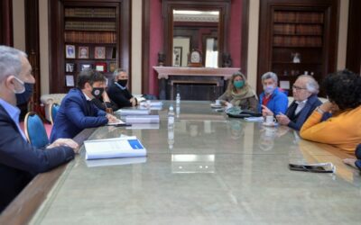 LA AGENDA DE DERECHOS HUMANOS EN LA PROVINCIA DE BUENOS AIRES La CPM se reunió con el gobernador Axel Kicillof para entregarle su XIV Informe Anual