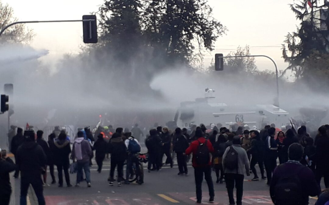 Declaración ante el encapsulamiento y represión a la marcha al Cementerio general a 50 años del golpe de Estado civil militar