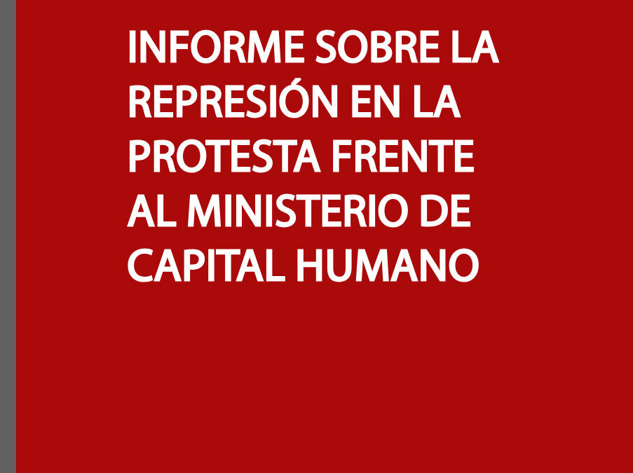Hechos de represión a la protesta social ocurridos el 10 de abril 2024