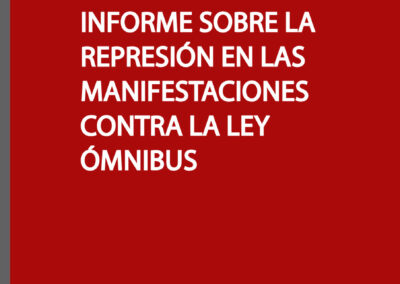Hechos de represión a la protesta social ocurridos el 31 de enero, 1° y 2 de febrero