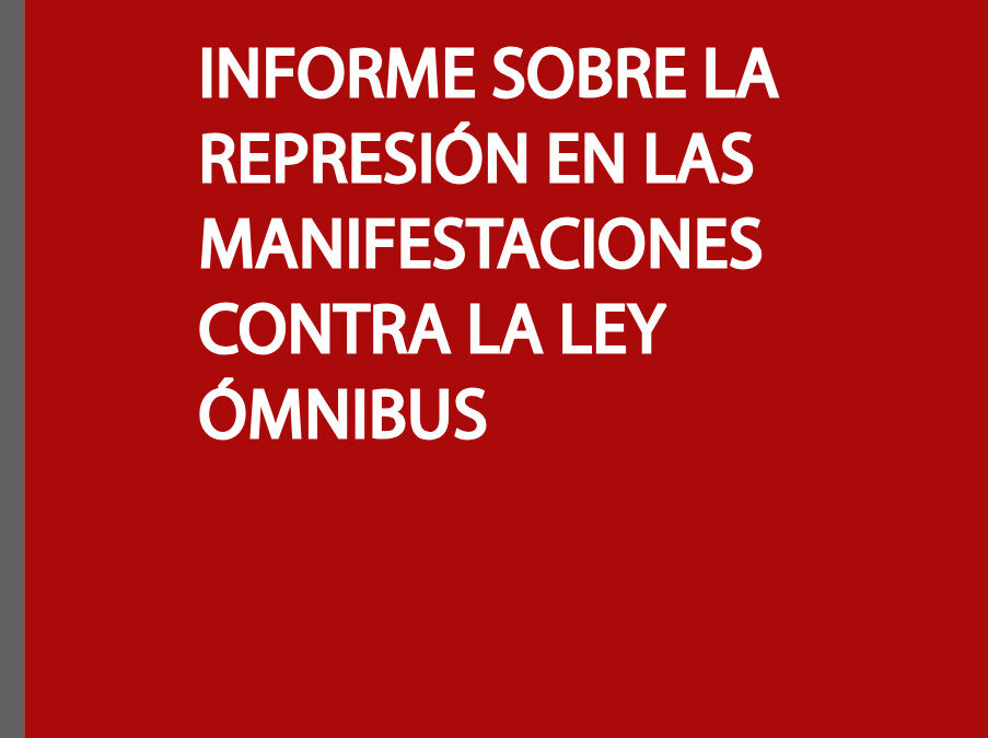Hechos de represión a la protesta social ocurridos el 31 de enero, 1° y 2 de febrero
